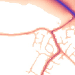 Daytime road noise heatmap for WV11 2TQ