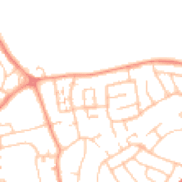 Daytime road noise heatmap for WV11 3AE