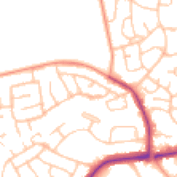 Daytime road noise heatmap for WV11 3BA