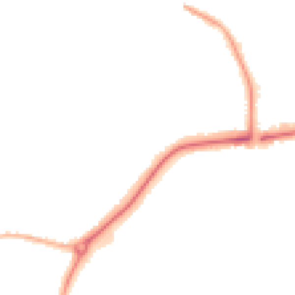 Night-time road noise heatmap for WV11 3BN