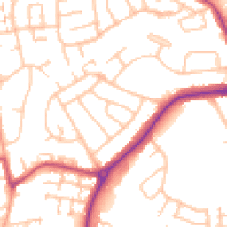 Daytime road noise heatmap for WV11 3BY