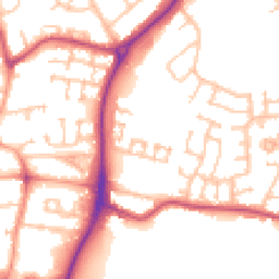 Daytime road noise heatmap for WV11 3DY