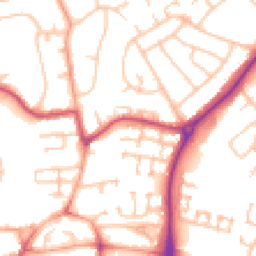 Daytime road noise heatmap for WV11 3JD