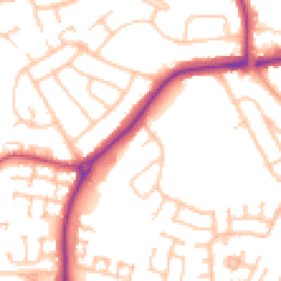 Daytime road noise heatmap for WV11 3JF