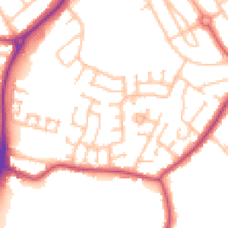 Daytime road noise heatmap for WV11 3JU
