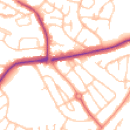 Daytime road noise heatmap for WV11 3NG