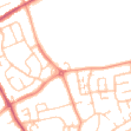 Daytime road noise heatmap for WV11 3TL