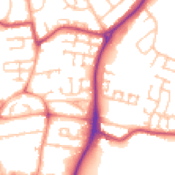 Daytime road noise heatmap for WV11 3XA