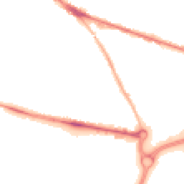 Night-time road noise heatmap for WV14 0HP