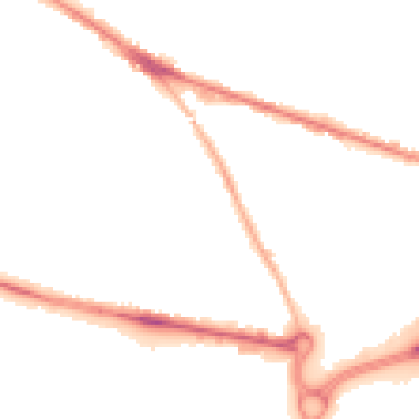 Night-time road noise heatmap for WV14 0HS
