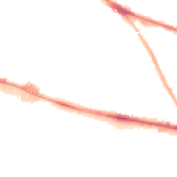 Night-time road noise heatmap for WV14 0RJ