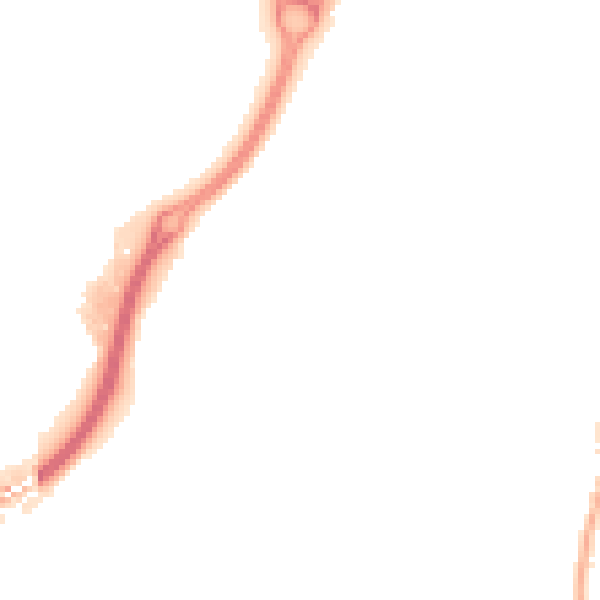 Night-time road noise heatmap for WV14 0RW