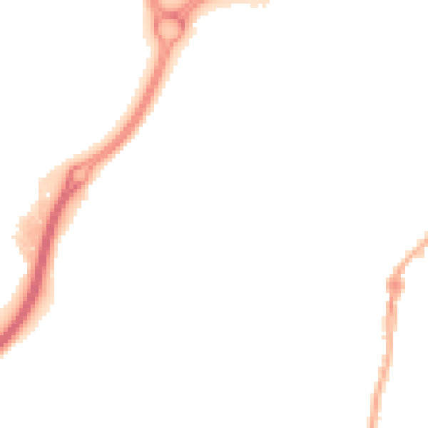 Night-time road noise heatmap for WV14 0SB