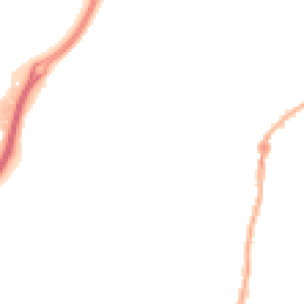 Night-time road noise heatmap for WV14 0SL