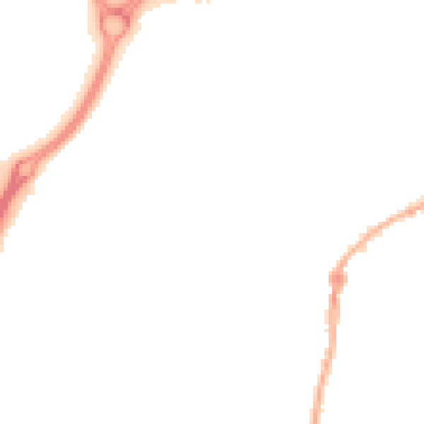 Night-time road noise heatmap for WV14 0TZ