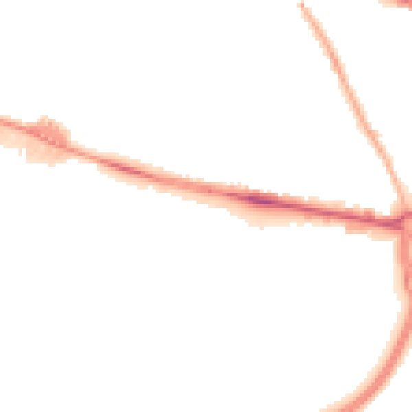 Night-time road noise heatmap for WV14 0UA