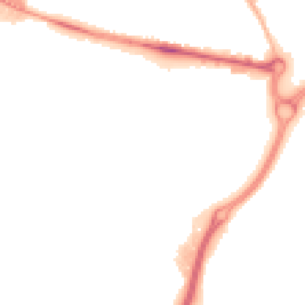 Night-time road noise heatmap for WV14 0UW