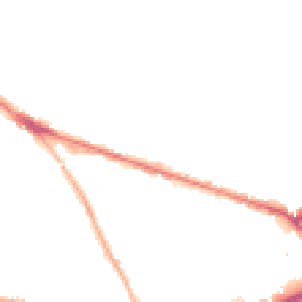 Night-time road noise heatmap for WV14 6BA