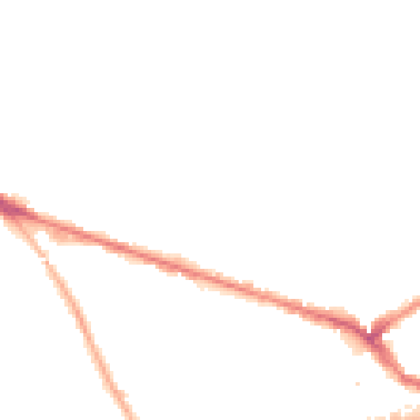 Night-time road noise heatmap for WV14 6BX