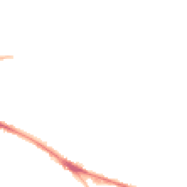 Night-time road noise heatmap for WV14 6EG