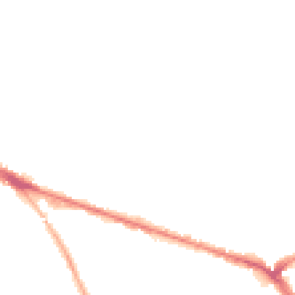 Night-time road noise heatmap for WV14 6QQ