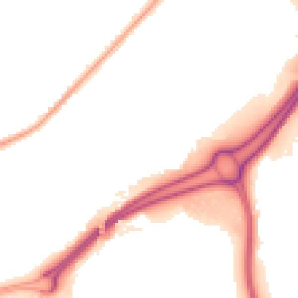 Night-time road noise heatmap for WV14 7AH