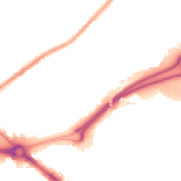 Night-time road noise heatmap for WV14 7HU
