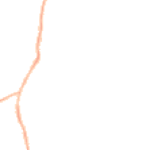 Night-time road noise heatmap for WV14 8DJ