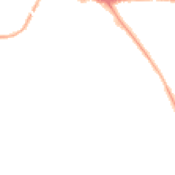 Night-time road noise heatmap for WV14 8EE