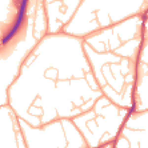Daytime road noise heatmap for WV14 8GB