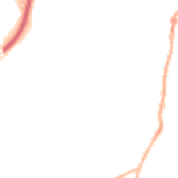 Night-time road noise heatmap for WV14 8GB