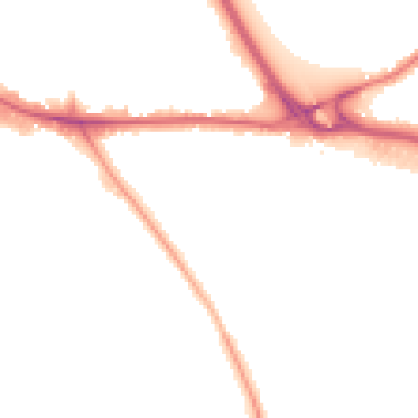 Night-time road noise heatmap for WV14 8LL
