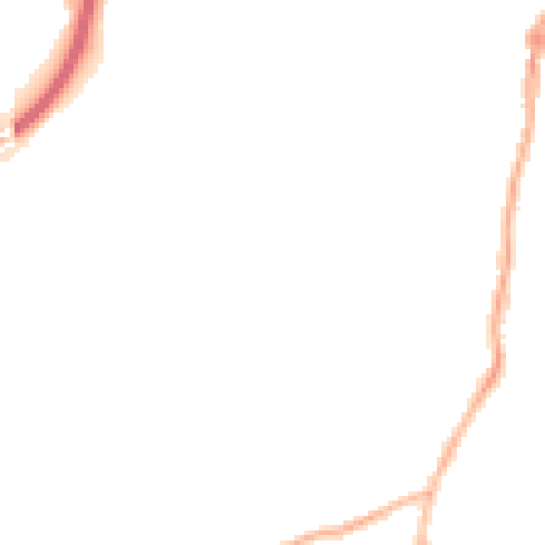 Night-time road noise heatmap for WV14 8SS