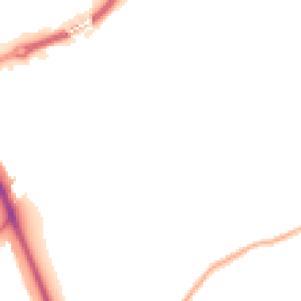 Night-time road noise heatmap for WV14 8XG