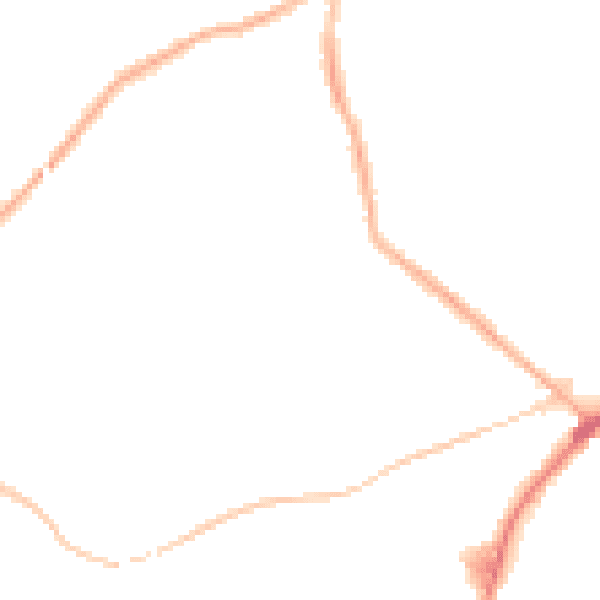 Night-time road noise heatmap for WV14 8YH