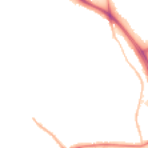 Night-time road noise heatmap for WV14 9BN