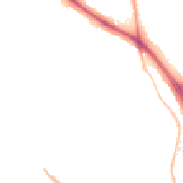 Night-time road noise heatmap for WV14 9BT