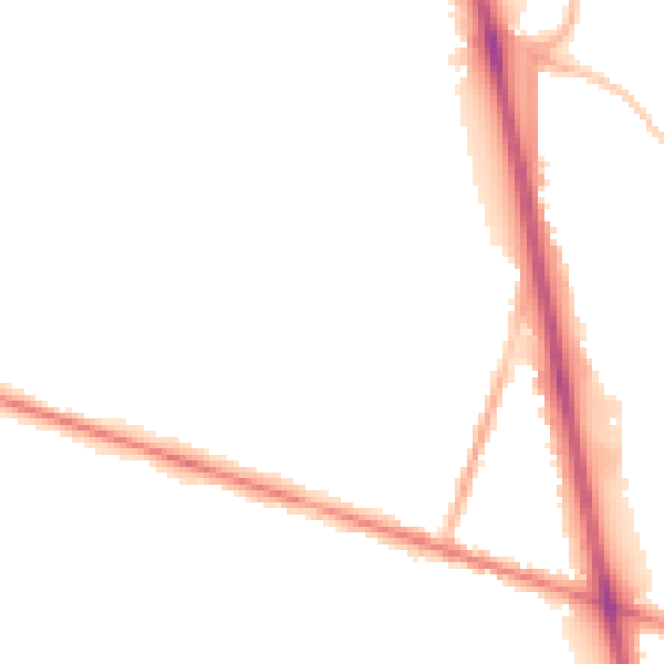 Night-time road noise heatmap for WV14 9UD
