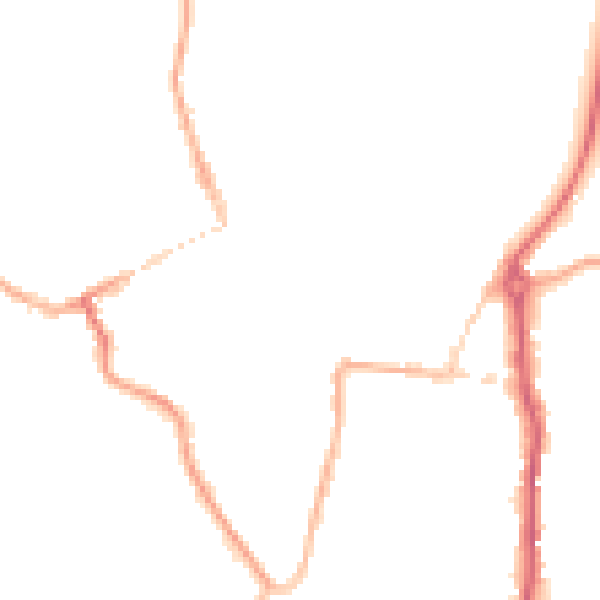 Night-time road noise heatmap for WV16 4BW