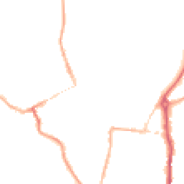 Night-time road noise heatmap for WV16 4DP