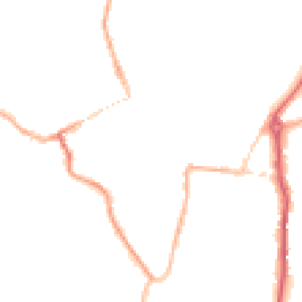 Night-time road noise heatmap for WV16 4EG