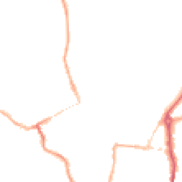 Night-time road noise heatmap for WV16 4EJ