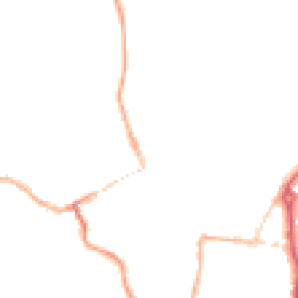 Night-time road noise heatmap for WV16 4EP