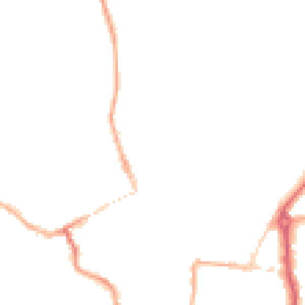 Night-time road noise heatmap for WV16 4EZ