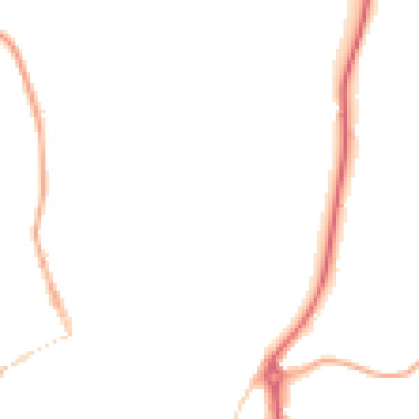 Night-time road noise heatmap for WV16 4JZ
