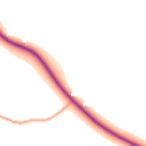 Daytime road noise heatmap for WV16 4RP