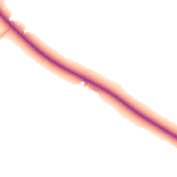 Daytime road noise heatmap for WV16 4RR