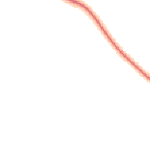 Night-time road noise heatmap for WV16 4RW
