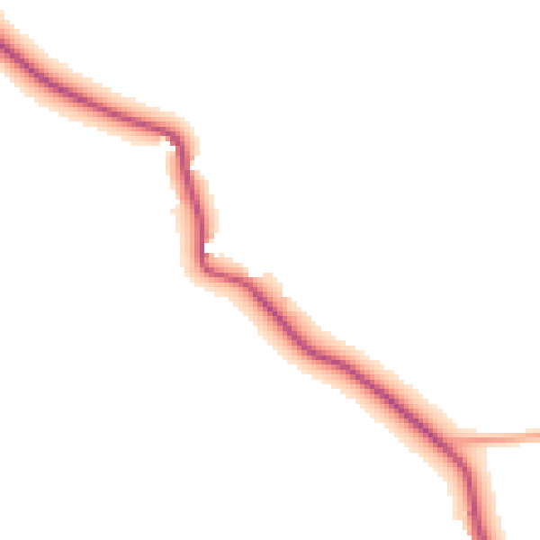 Daytime road noise heatmap for WV16 4SU