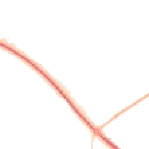 Night-time road noise heatmap for WV16 5AP